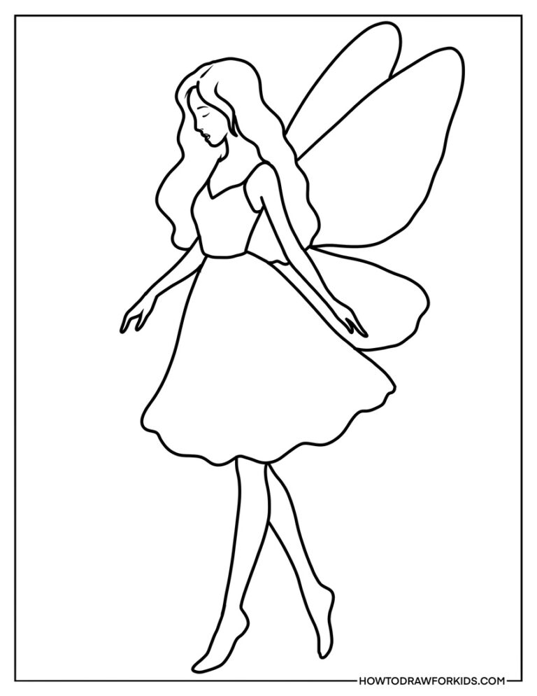 Fairy Coloring Pages - Free Printables