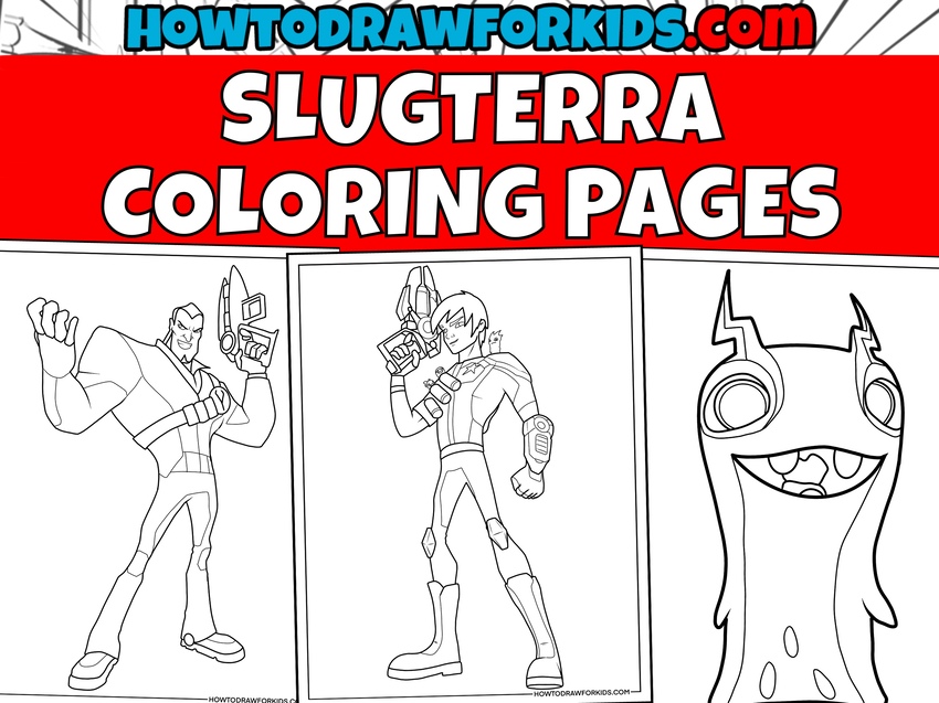 Slugterra coloring pages featured image