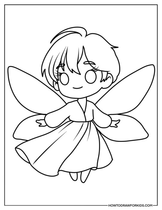 Summer Fairy for Coloring
