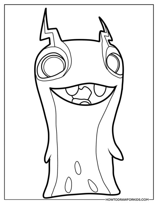Tazerling from Slugterra for Coloring