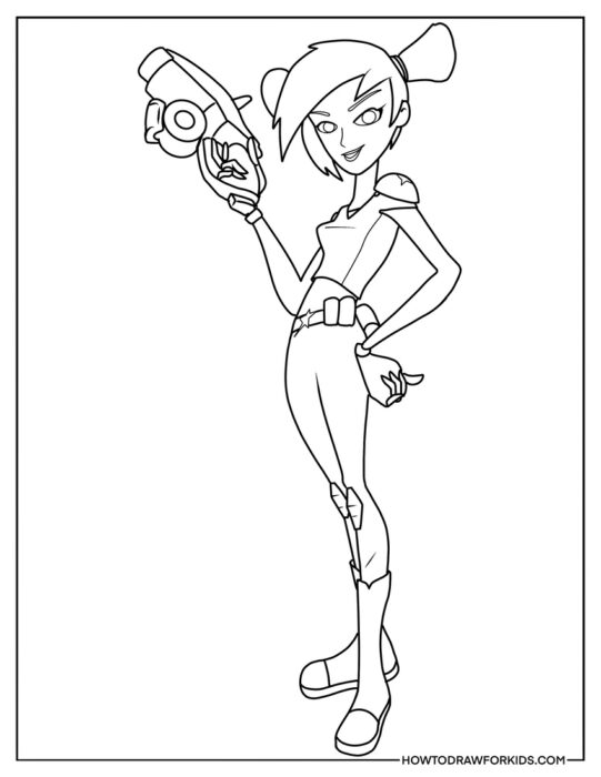 Trixie Sting from Slugterra for Coloring