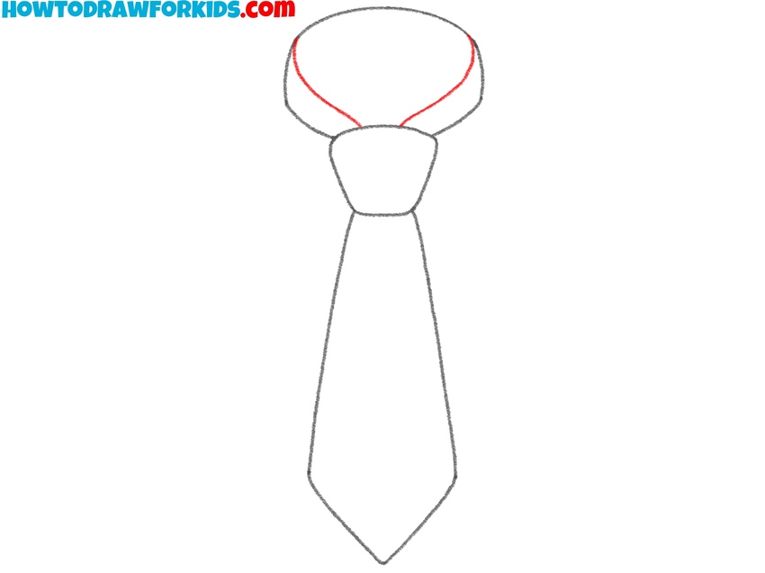 Refine the neck band with curves