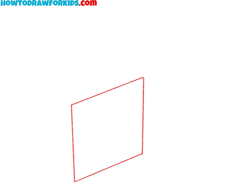 Draw the front face of the first die