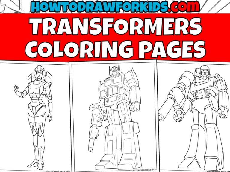 Transformers coloring pages featured image