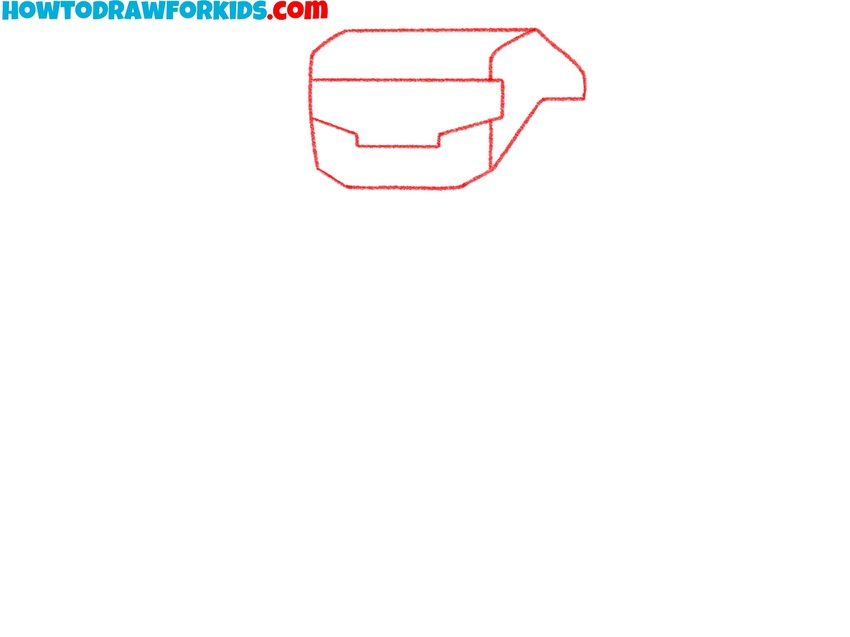 Sketch the cockpit area