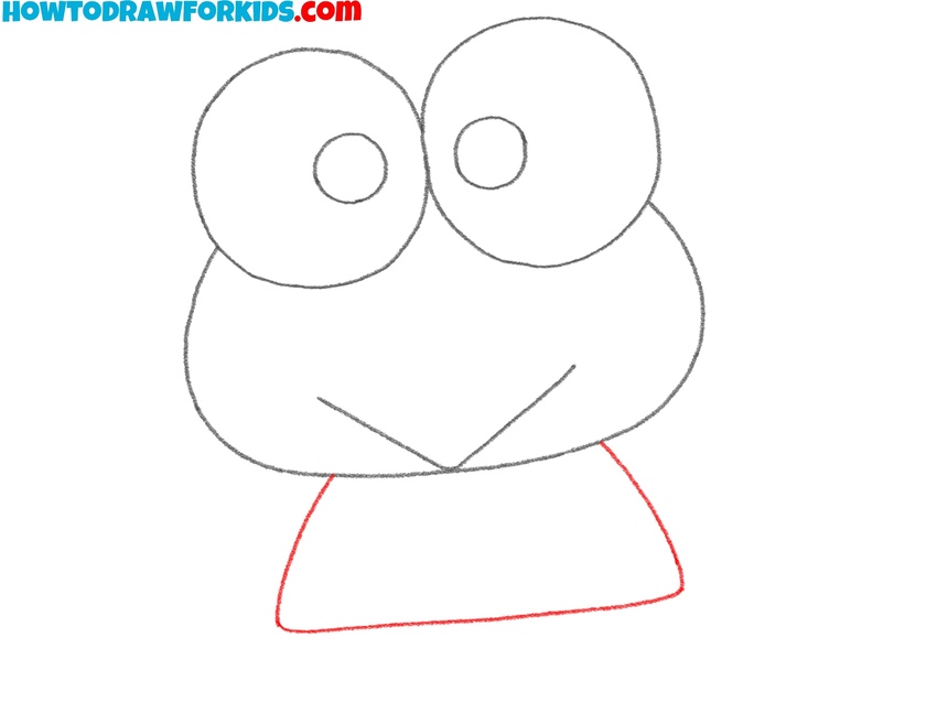 Create the torso below the head