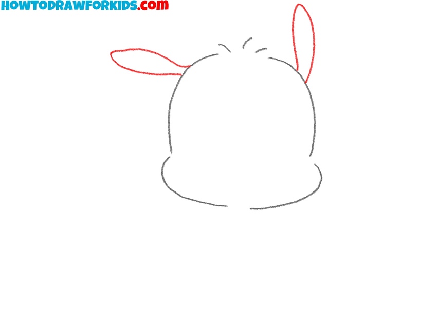 Sketch long dog ears