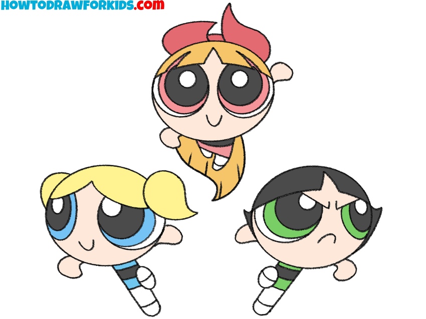 How to draw the powerpuff girls featured image